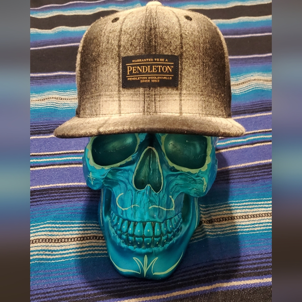 Pendleton Gray Wool Cap - image 1